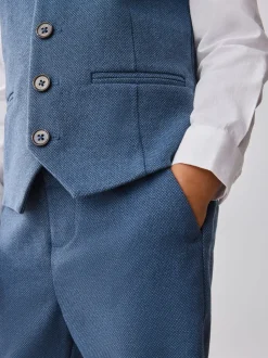 Bleu - Baker by Ted Baker Ensemble Gilet Chemises et Pantalons