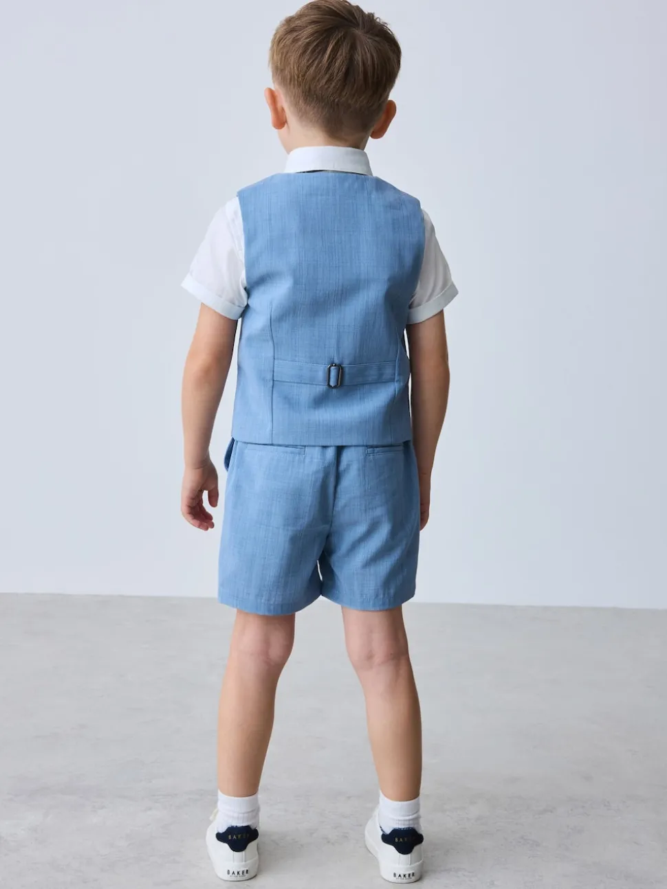 Bleu - Baker by Ted Baker Ensemble chemise, gilet et short