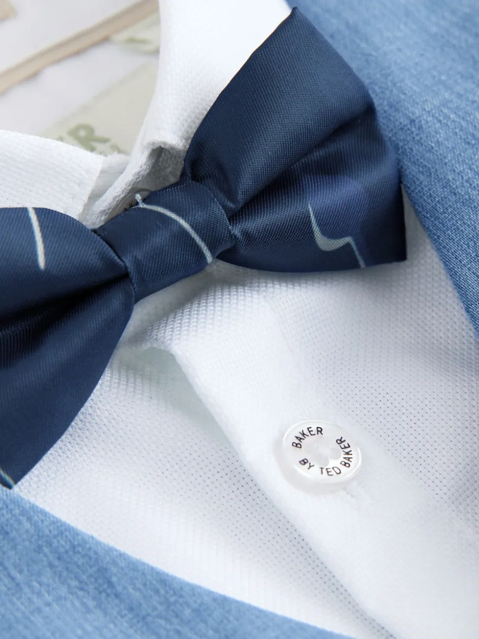 Bleu - Baker by Ted Baker Ensemble chemise, gilet et short