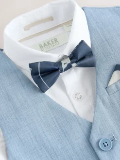 Bleu - Baker by Ted Baker Ensemble Gilet Chemises et Pantalons