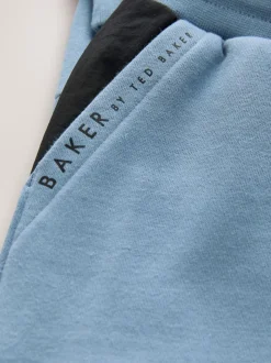Bleu - Baker by Ted Baker Ensemble Sweat-shirt et joggeurs à col zippé et col cheminée