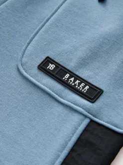 Bleu - Baker by Ted Baker Ensemble Sweat-shirt et joggeurs à col zippé et col cheminée