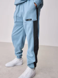 Bleu - Baker by Ted Baker Ensemble Sweat-shirt et joggeurs à col zippé et col cheminée