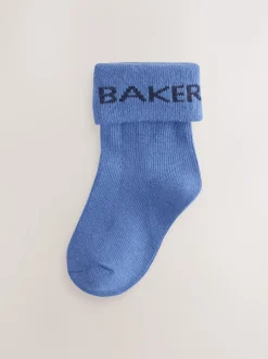Bleu - Baker by Ted Baker Bébé Chaussettes 5 Lot