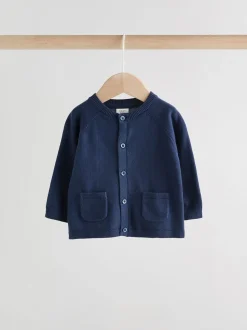 Bleu - Bébé en coton tricoté 100% Cardigans 2 Lot (0mois-3ans)