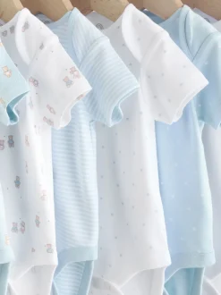 Bleu - Body ours bébé à manches courtes