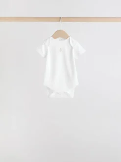 Bleu - Body ours bébé à manches courtes