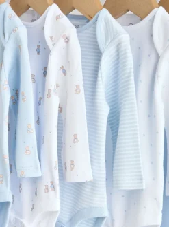 Bleu - Body ours bébé à manches longues