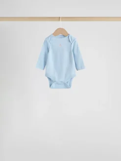 Bleu - Body ours bébé à manches longues