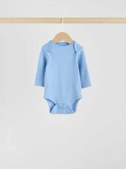 Bleu - Bodys à manches longues pour bébés