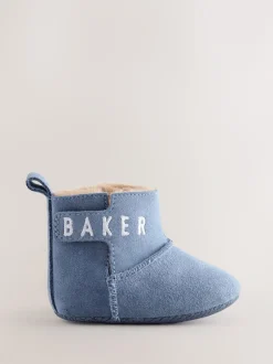 Bleu - Bottes Baker by Ted Baker Slipper Padders bébé garçon