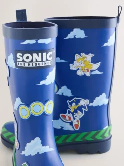 Bleu - Bottes en caoutchouc Sonic