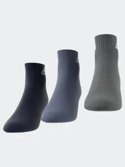 Bleu - Chaussettes 3 Lot Vêtements de sport rembourrées à la cheville adidas