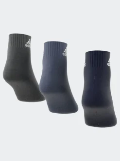 Bleu - Chaussettes 3 Lot Vêtements de sport rembourrées à la cheville adidas