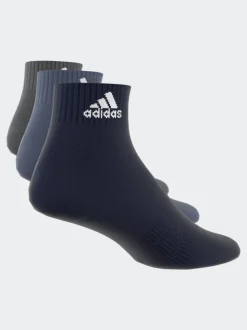Bleu - Chaussettes 3 Lot Vêtements de sport rembourrées à la cheville adidas