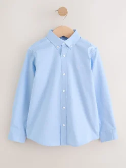 Bleu - Chemise Oxford (3-16ans)