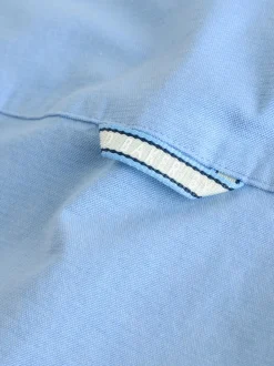 Bleu - Chemise Oxford Baker by Ted Baker à manches courtes