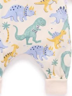 Bleu - Combinaison de nuit Purebaby à manches rembourrées