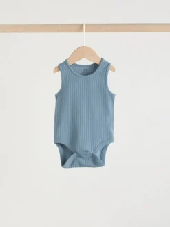 Bleu - Combinaisons pour bébés avec gilet 5 Pack