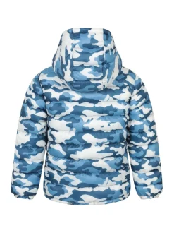 Bleu - Doudoune Mountain Warehouse Seasons imperméable doublée de fausse fourrure