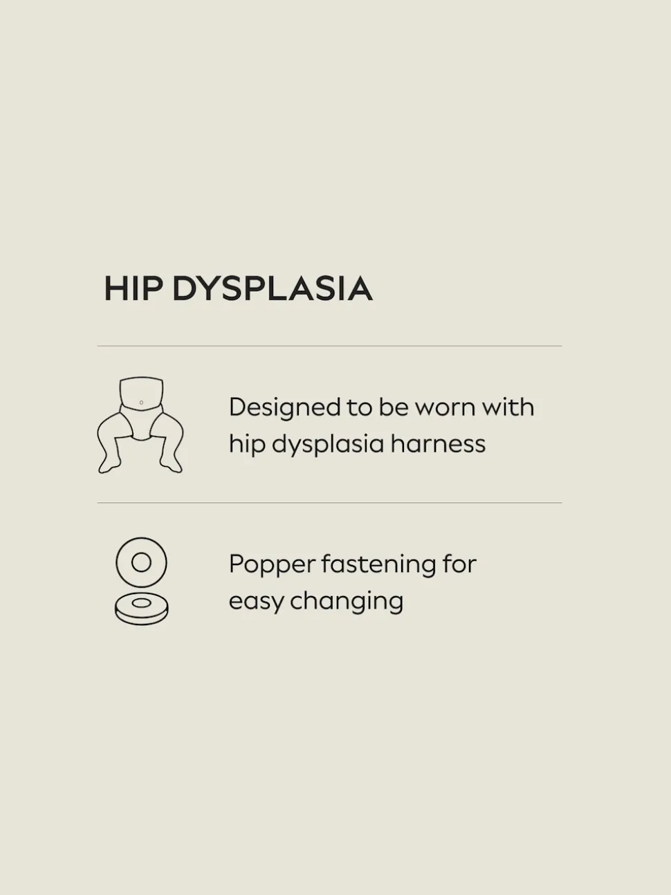 Bleu - Dysplasie Hip Bébé Manches longues Body 3 Lot