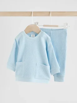 Bleu - Ensemble 100% coton et jogging Ensemble 2 pièces bébé (0mois-2ans)