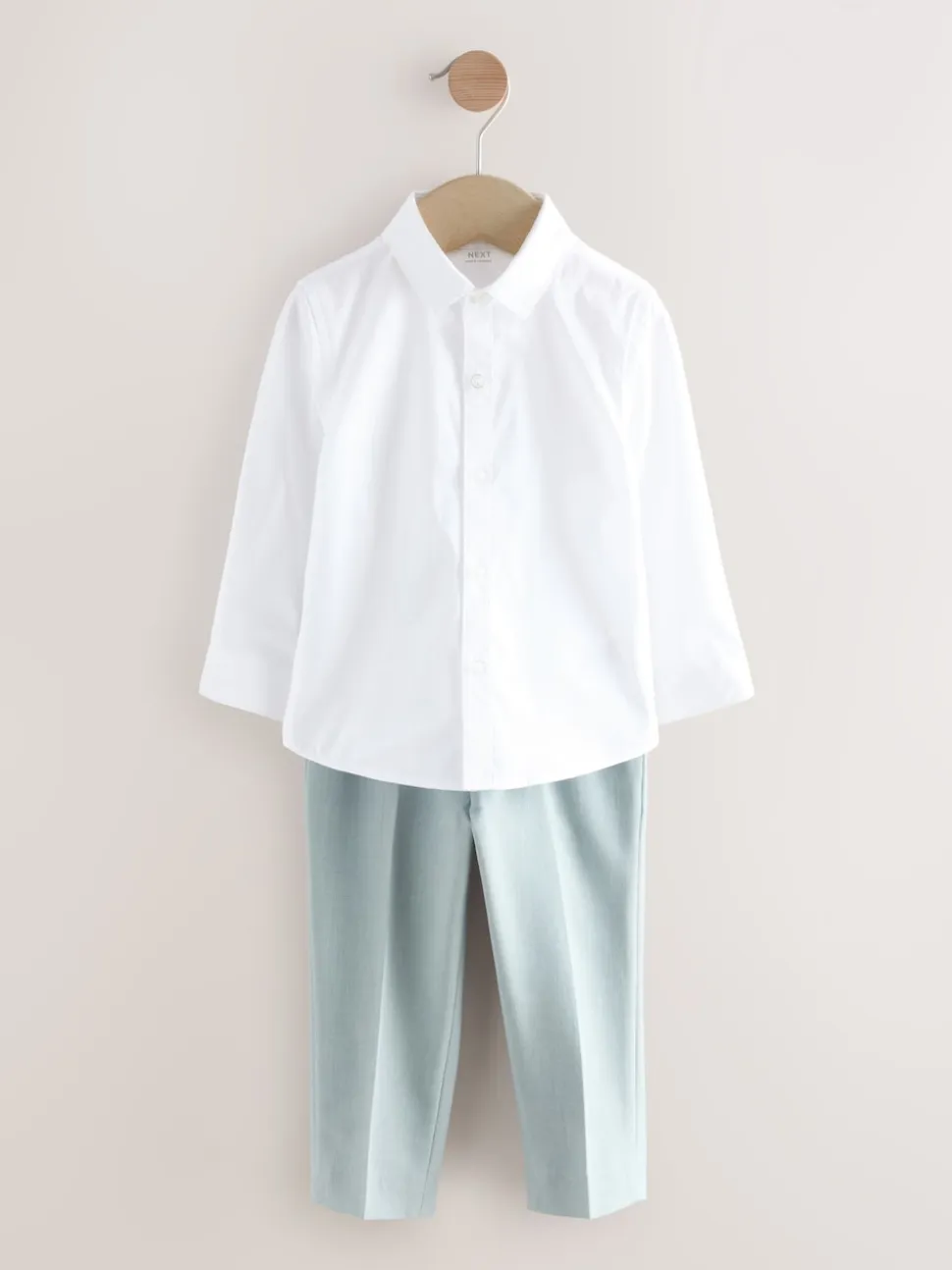 Bleu - Ensemble pantalon blazer et nœud papillon (3mois à9ans)