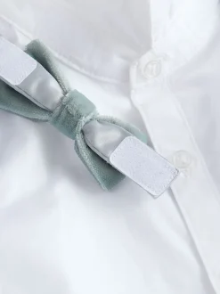 Bleu - Ensemble pantalon blazer et nœud papillon (3mois à9ans)