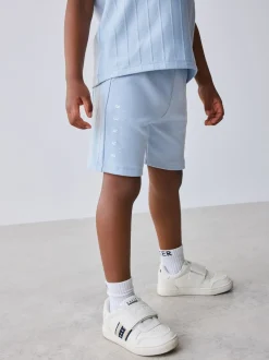 Bleu - Ensemble polo et short Baker By Ted Baker texturés