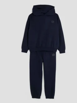 Bleu - Ensemble River Island Essentials Sweat-shirt à capuche et Survêtement