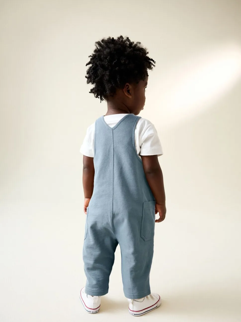 Bleu - Ensemble salopette et t-shirt (3 mois-7 ans)