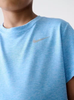 Bleu - Ensemble short et t-shirt Nike Little Kids DriFIT