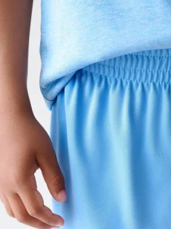 Bleu - Ensemble short et t-shirt Nike Little Kids DriFIT