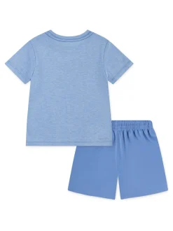 Bleu - Ensemble short et t-shirt Nike Little Kids DriFIT