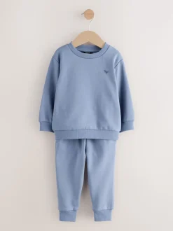 Bleu - Ensemble sweat-shirt et jogging (3mois-7ans)
