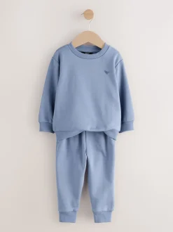 Bleu - Ensemble sweat-shirt et jogging (3mois-7ans)