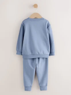 Bleu - Ensemble sweat-shirt et jogging (3mois-7ans)