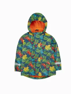 Bleu - Frugi Manteau Buster imprimé