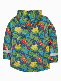 Bleu - Frugi Manteau Buster imprimé