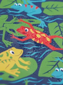 Bleu - Frugi Manteau Buster imprimé