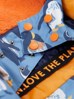 Bleu - Frugi Manteau de ski et neige