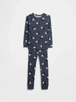 Bleu - Gap Disney Ensemble Pyjamas en Coton Mickey Mouse (6mois-5ans)