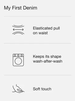 Bleu - Gap Pull On Barrel Jean (6mois -5ans)