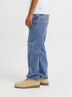 Bleu - JACK & JONES Jean Chris Junior coupe décontractée