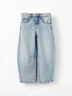 Bleu - Jean Cotton On unisexe Barrel Leg