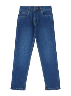 Bleu - Jeans droite Daren coupe stretch Lee