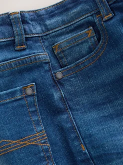 Bleu - Jeans extensibles (3-17yrs)