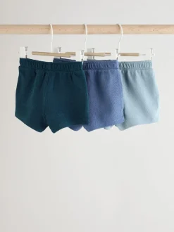 Bleu - Jersey 100% coton Bébé Shorts 3 Lot (0mois-2ans)