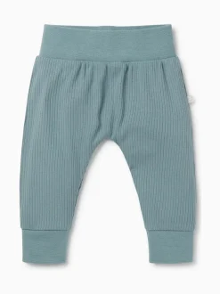 Bleu - Jogging côtelé confortable MORI