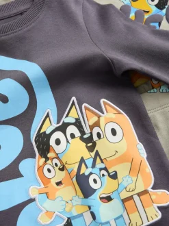 Bleu - Lot 2 pyjamas confortables License Bluey (12mois-8ans)